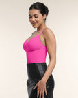 Seamless Plunge Support Bodysuit with Inner Tummy Control Clips