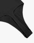 Seamless Plunge Support Bodysuit with Inner Tummy Control Clips