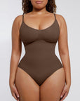 Waistdear Women's Seamless Tummy Control One-Piece Shapewear Lifting Briefs