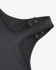 Seamless Eco-friendly Turtle Neck Long Sleeve Thong Shapewear Bodysuit