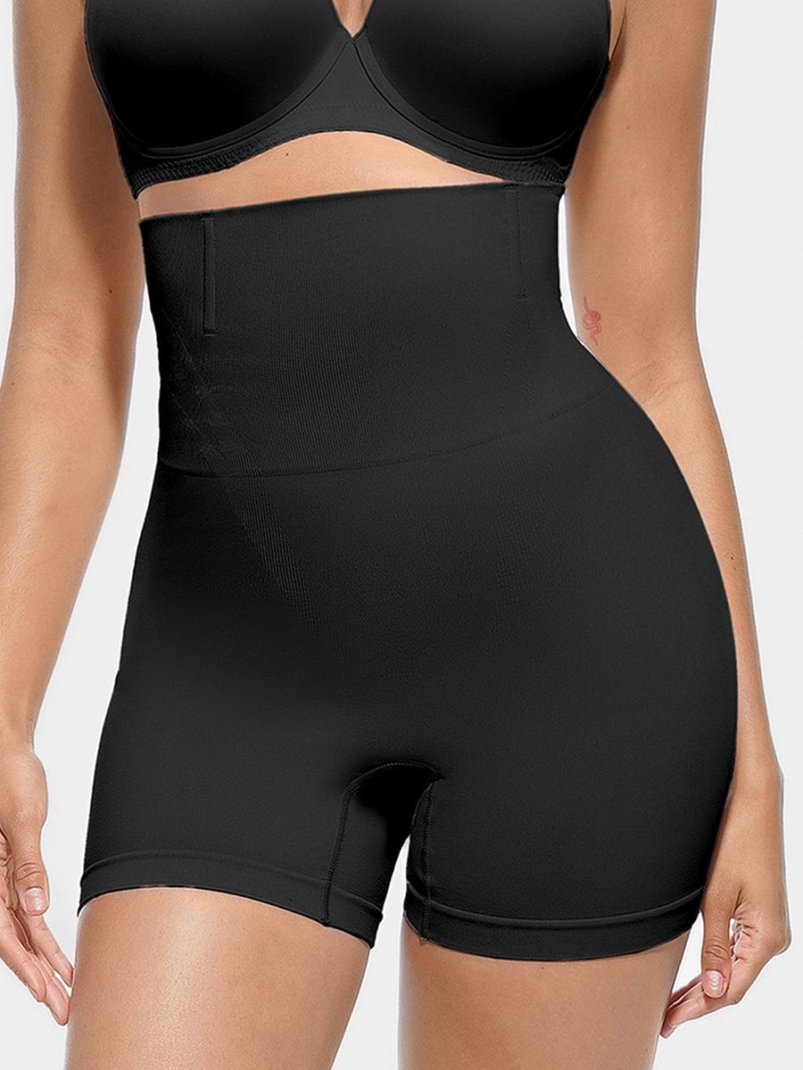 Seamless High-Waisted Butt Lifter Shaper with Anti-Slip Waist Control