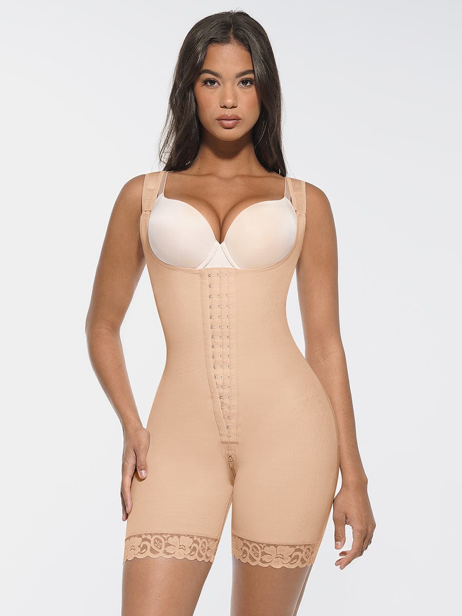 Waistdear Post-Operative U-Shaped Bust Support Mesh Butt Lift Shaper