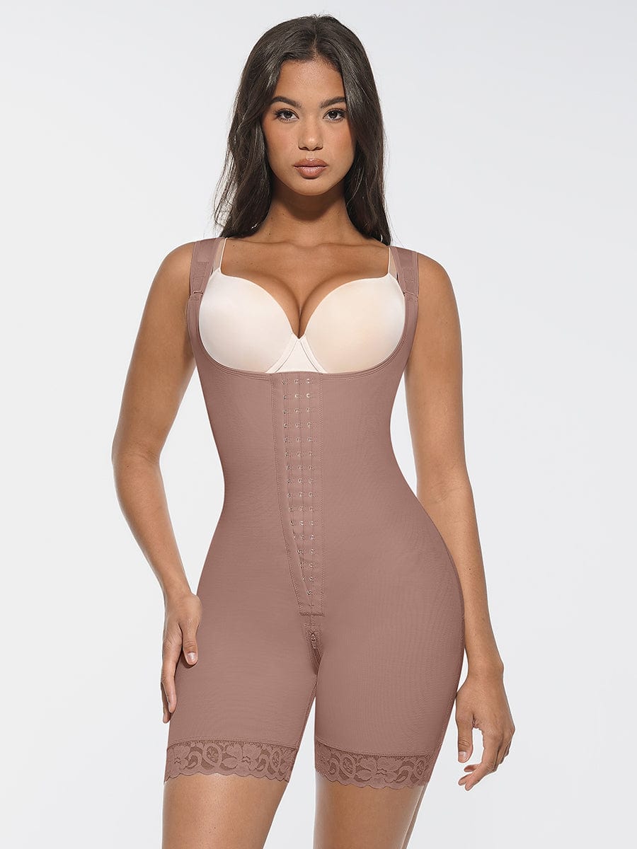 Waistdear Post-Operative U-Shaped Bust Support Mesh Butt Lift Shaper