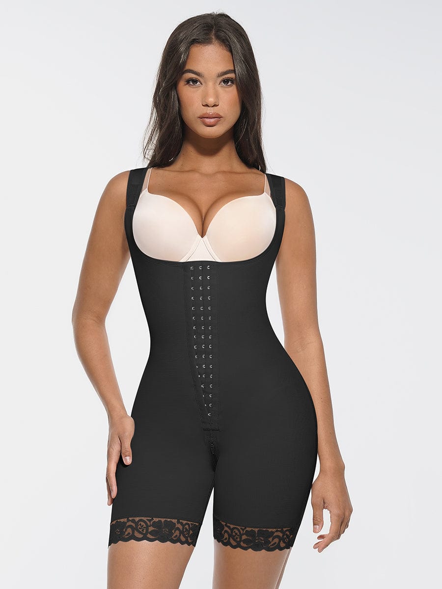 Waistdear Post-Operative U-Shaped Bust Support Mesh Butt Lift Shaper